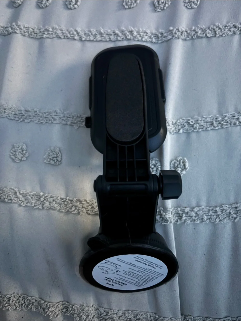 Black Car Phone Mount with Strong Suction Cup